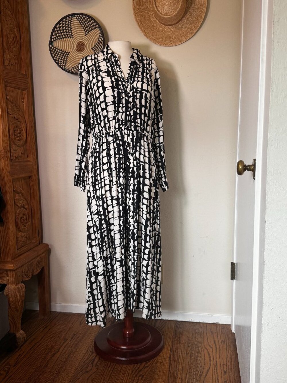 Zara Midi Shirt Dress - NWT - Size LG